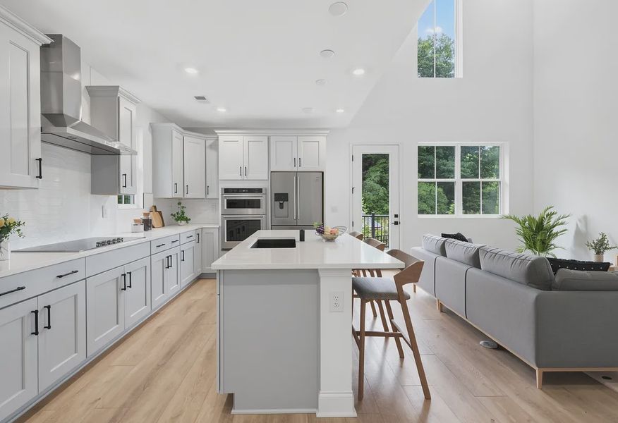 Virtually Staged Great Room - 8 of 23