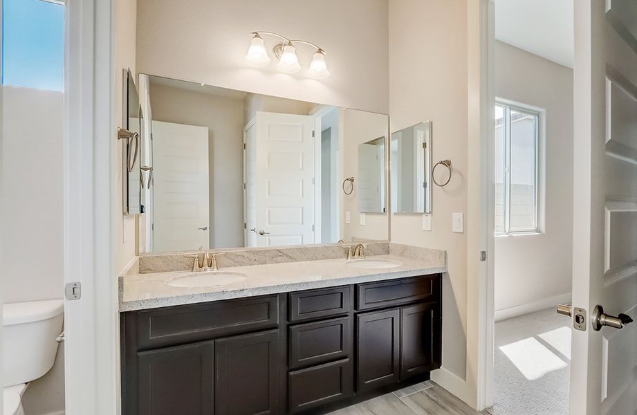 Representative furnished interior of a home built from the Hacienda Series - Topaz by Brightland Homes in Canyon Views - Hacienda, Litchfield Park (Image 9).