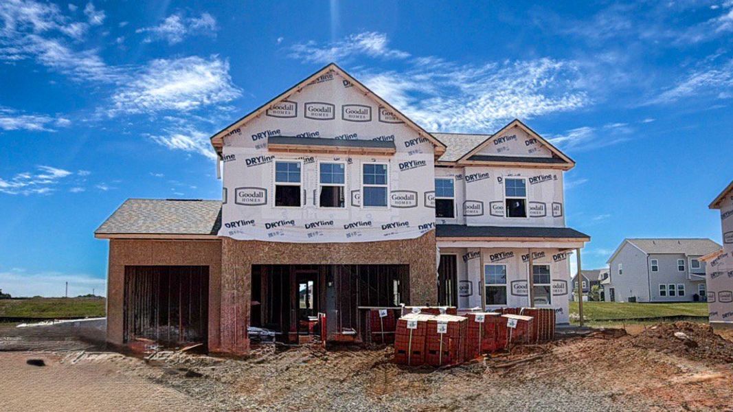 *Photo of actual home under construction May 2026
