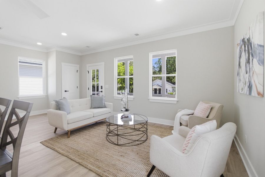 Furnished interior view inside a new home in , North Charleston (Image 16).