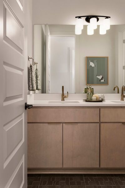 Furnished interior view inside a new home in Lariat, Liberty Hill (Image 42).