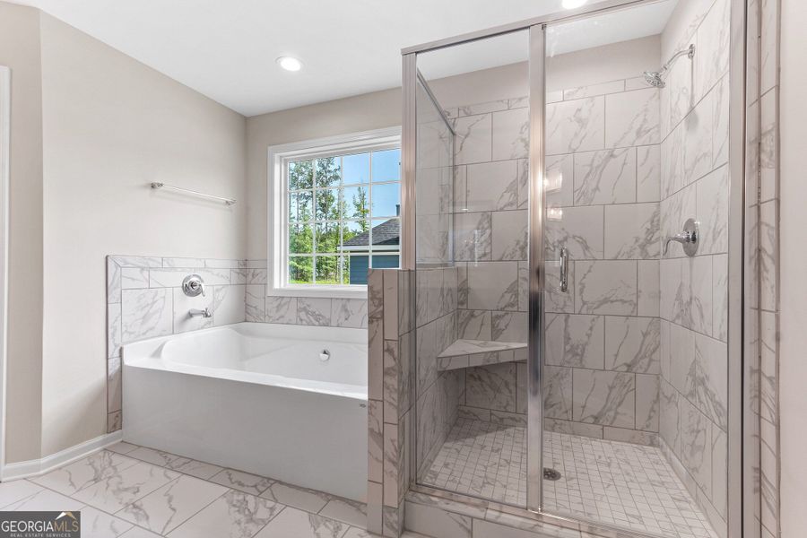 Furnished interior view inside a new home in Juliette Crossing, Forsyth (Image 9).