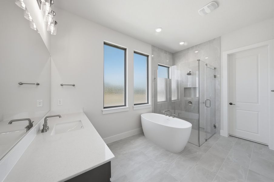 Furnished interior view inside a new home in Hillside Village, Celina (Image 11).