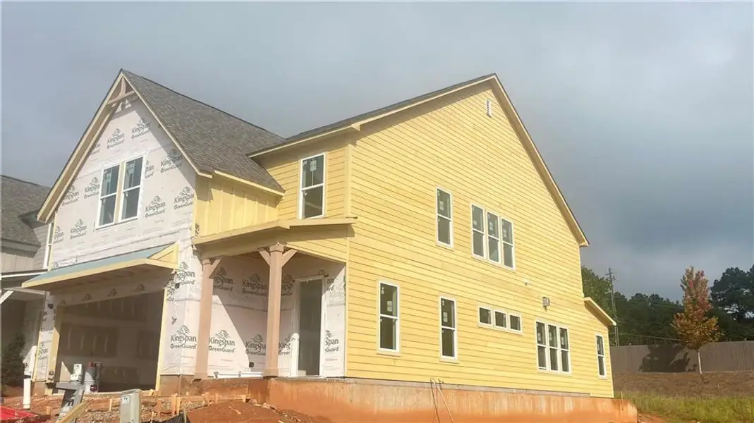In-progress construction of a new home in Legacy Downs, Canton, GA (Image 30).