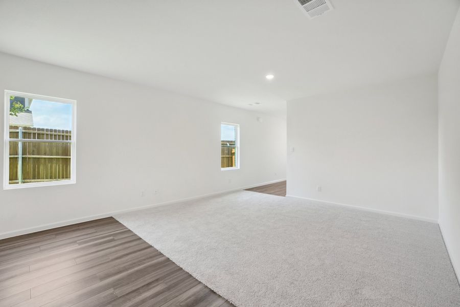 Representative unfurnished interior of a home built from the Enterprise by Starlight Homes in Eagles Landing, Elgin (Image 17). Representative unfurnished interior of a home built from the Enterprise by Starlight Homes in Eagles Landing, Elgin (Image 17).