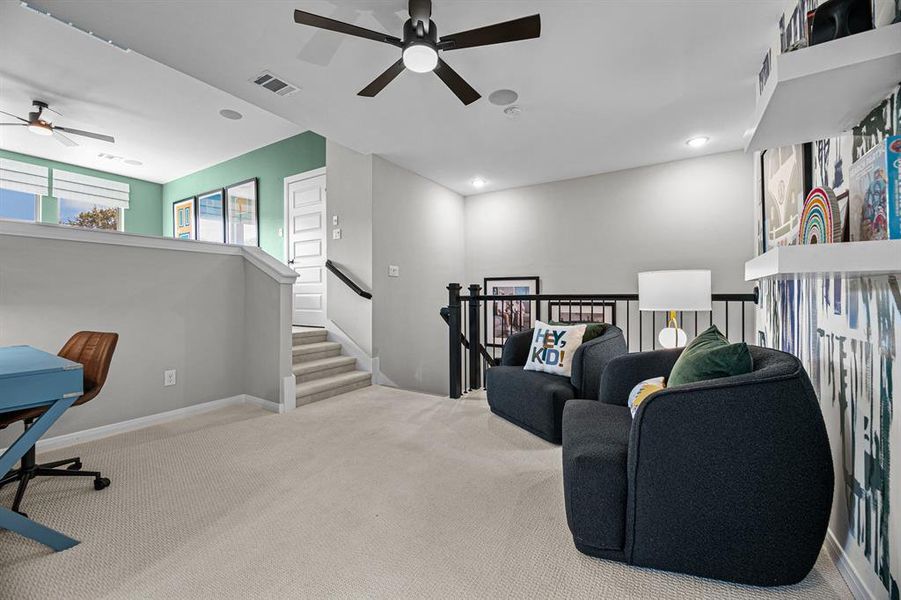 Furnished interior view inside a new home in Highwoods, Fort Worth (Image 20). Furnished interior view inside a new home in Highwoods, Fort Worth (Image 20).