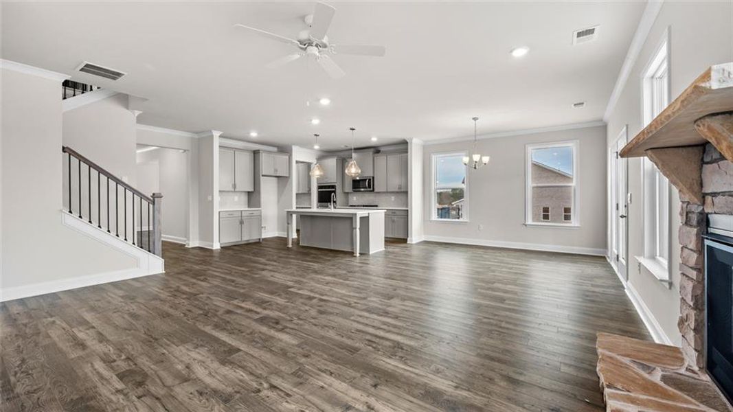 Spacious, unfurnished interior of a new home in Westland, Bogart (Image 36).