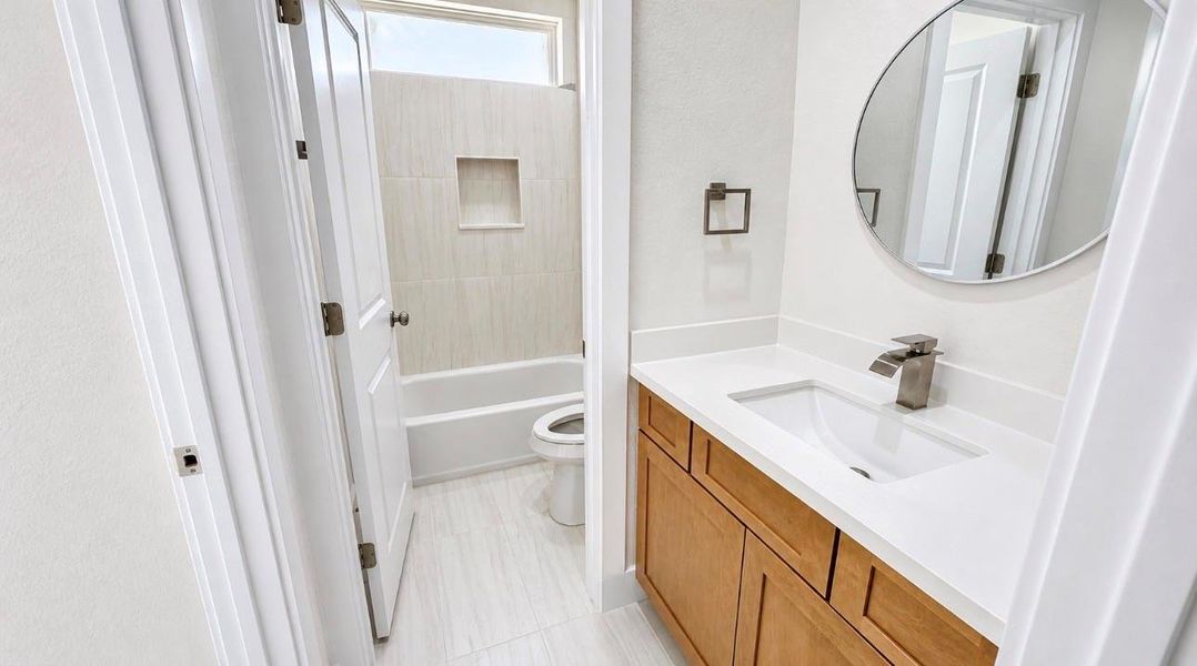 Furnished interior view inside a new home in , Houston (Image 7).