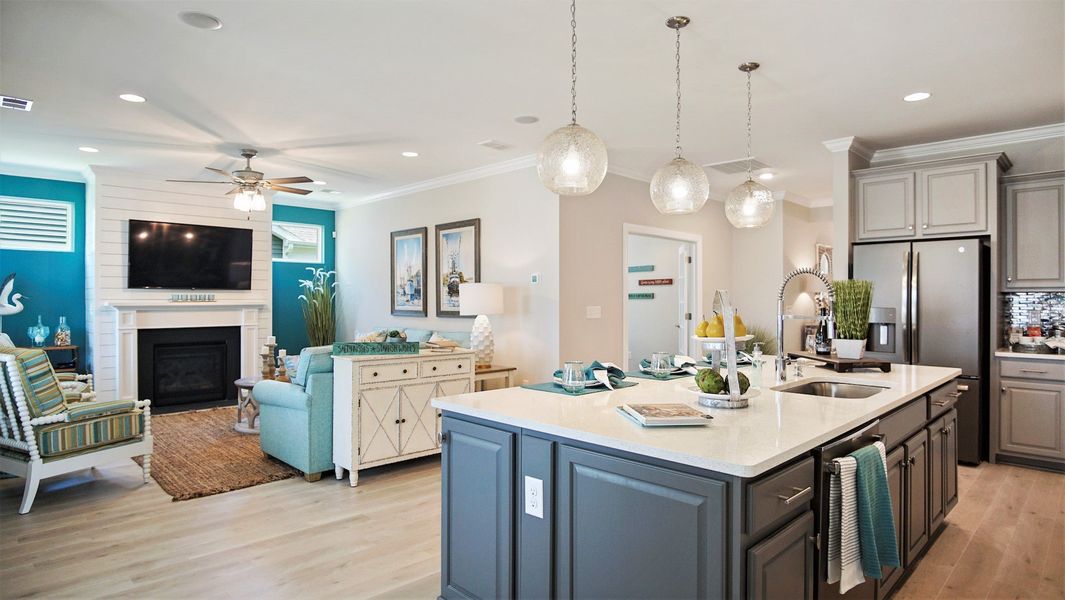 Representative furnished interior of a home built from the The Seashore Multi-Gen by Chesapeake Homes in Traditions at Carolina Forest, Myrtle Beach (Image 4). Representative furnished interior of a home built from the The Seashore Multi-Gen by Chesapeake Homes in Traditions at Carolina Forest, Myrtle Beach (Image 4).
