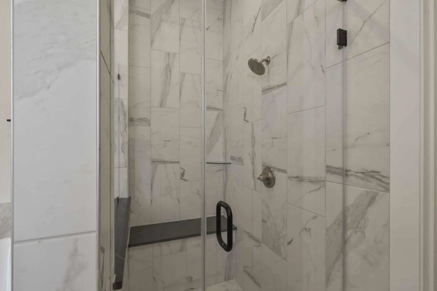 Representative interior finishes for a home built from the Nicklaus by Chesmar Homes in Riceland Alley Loads, Mont Belvieu (Image 22).