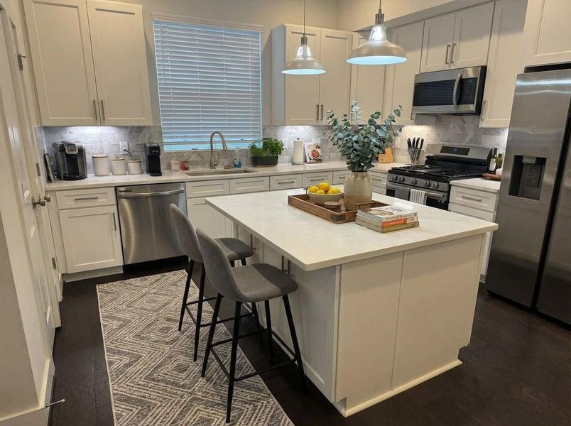 Furnished interior view inside a new home in , Houston (Image 10).
