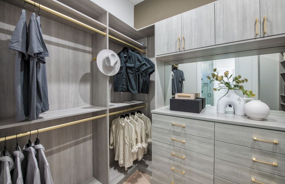 Walk-in Closet at Owner's Suite