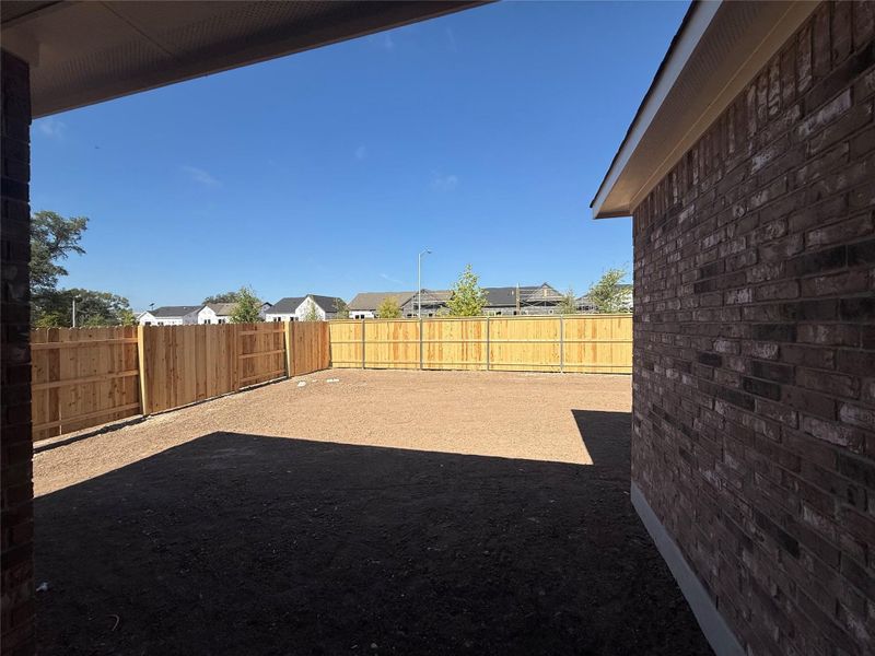 Exterior details and patio area of a home in Berry Creek Highlands, Georgetown (Image 13).