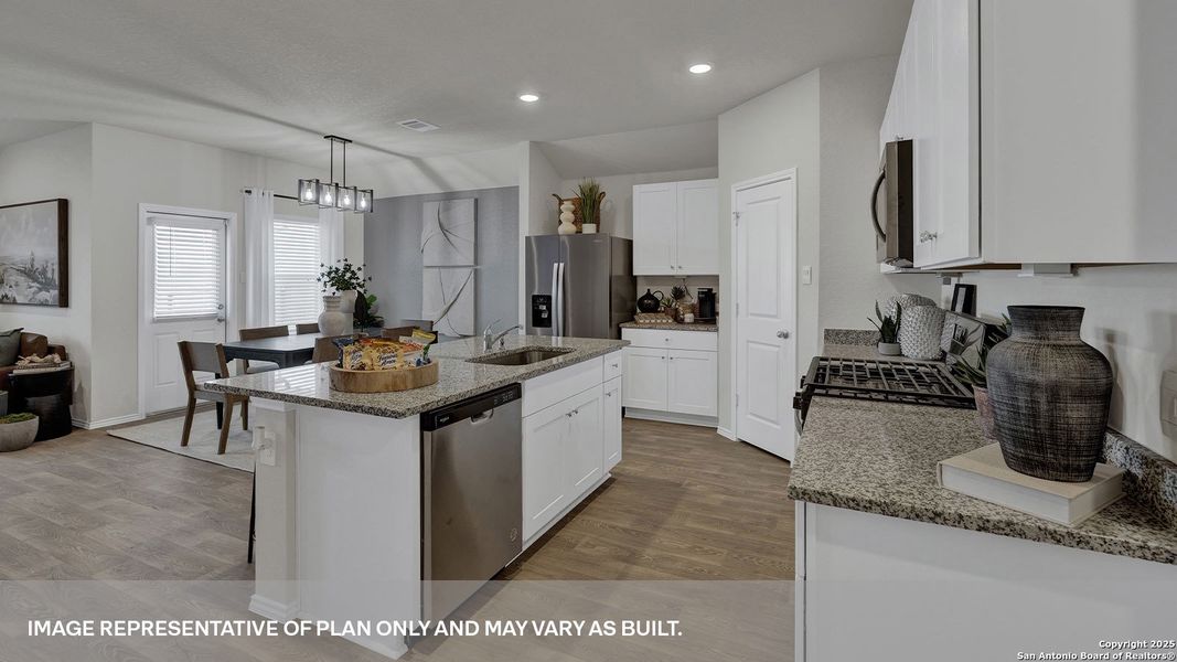 Furnished interior view inside a new home in Navarro Fields, Seguin (Image 28).