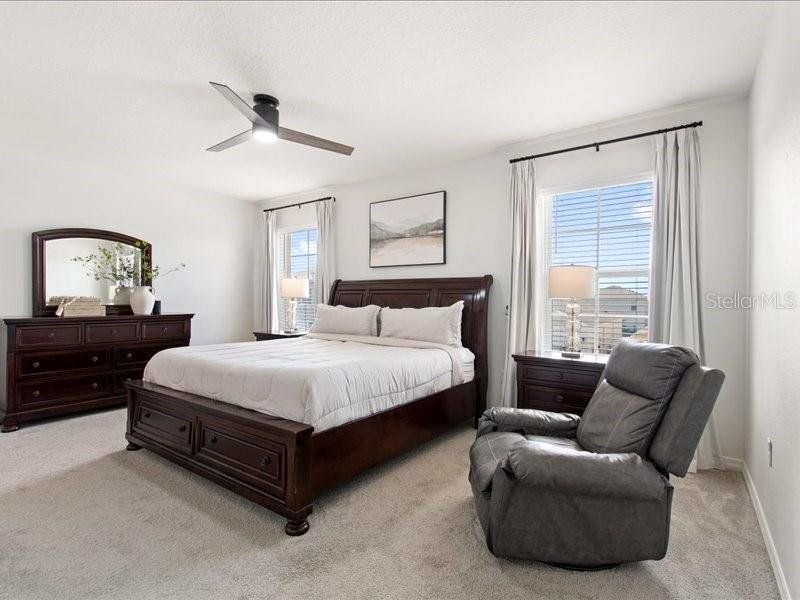 Furnished interior view inside a new home in , Davenport (Image 23).