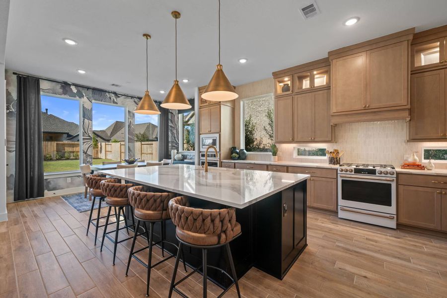 Representative furnished interior of a home built from the Rivercrest – 60s & 65s Lot by Chesmar Homes in Riceland, Mont Belvieu (Image 17).
