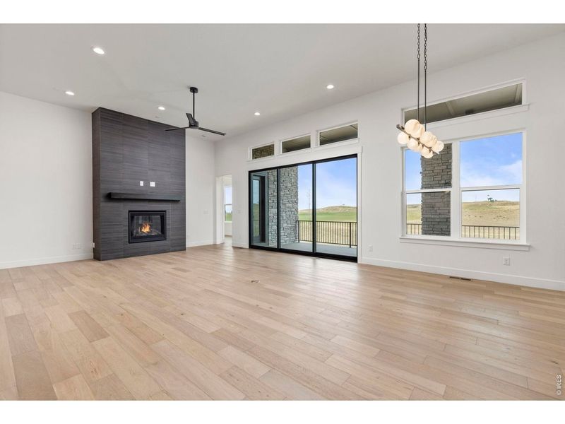 Spacious, unfurnished interior of a new home in RainDance, Windsor (Image 39).