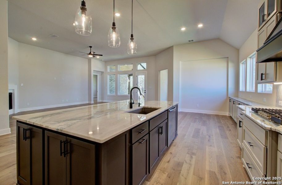 Furnished interior view inside a new home in Verandas at the Rim, San Antonio (Image 4). Furnished interior view inside a new home in Verandas at the Rim, San Antonio (Image 4).