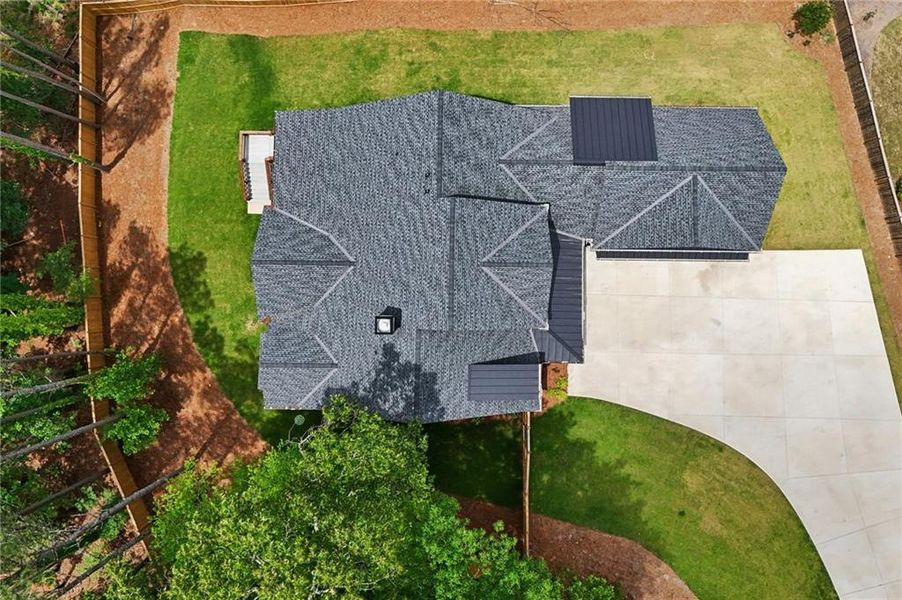 Front exterior of a new home in , Cumming, GA, highlighting curb appeal (Image 35). Front exterior of a new home in , Cumming, GA, highlighting curb appeal (Image 35).