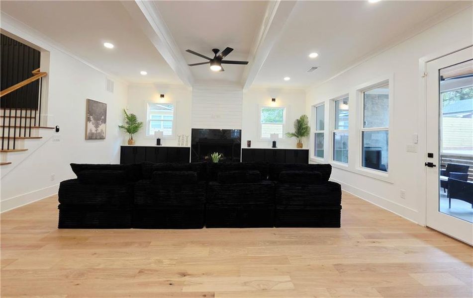 Furnished interior view inside a new home in , Atlanta (Image 4).