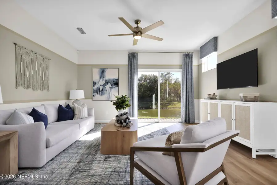 Furnished interior view inside a new home in Baxley Villas, Middleburg (Image 5).