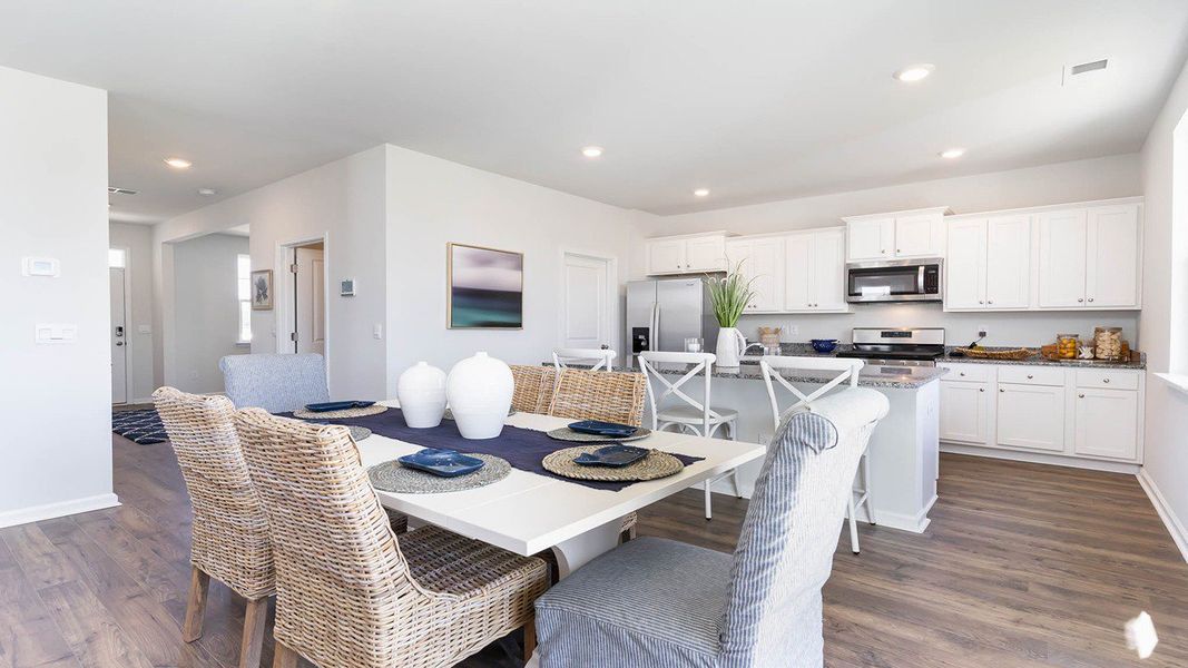 Representative furnished interior of a home built from the GALEN by D.R. Horton in Harper Meadows, Loris (Image 9).