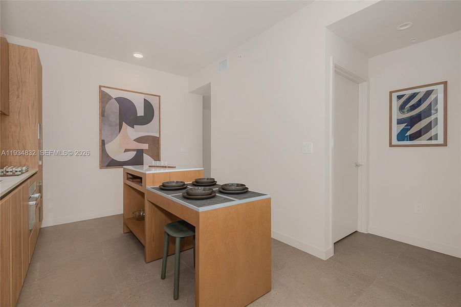 Furnished interior view inside a new home in , Miami (Image 6).