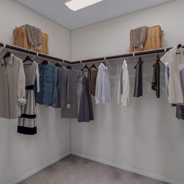 Representative interior finishes for a home built from the Aspen by Tri Pointe Homes in Lariat, Liberty Hill (Image 17).