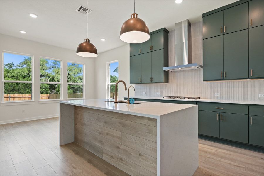 Furnished interior view inside a new home in Heritage, Dripping Springs (Image 12).
