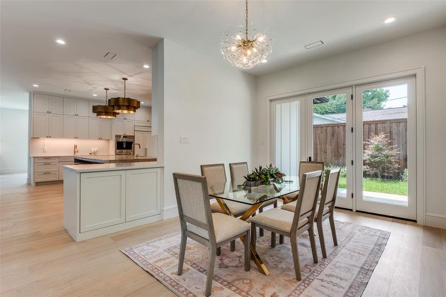 Furnished interior view inside a new home in , Dallas (Image 6).