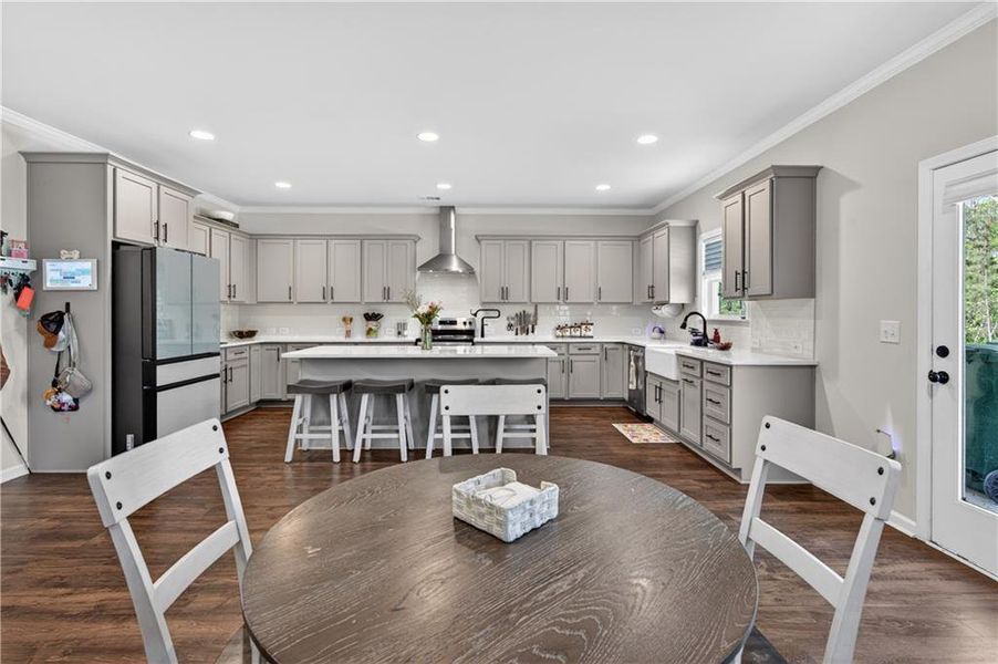 Furnished interior view inside a new home in , Dahlonega (Image 11).