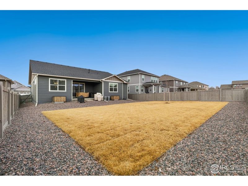 Exterior details and patio area of a home in Vantage, Berthoud (Image 22). Exterior details and patio area of a home in Vantage, Berthoud (Image 22).