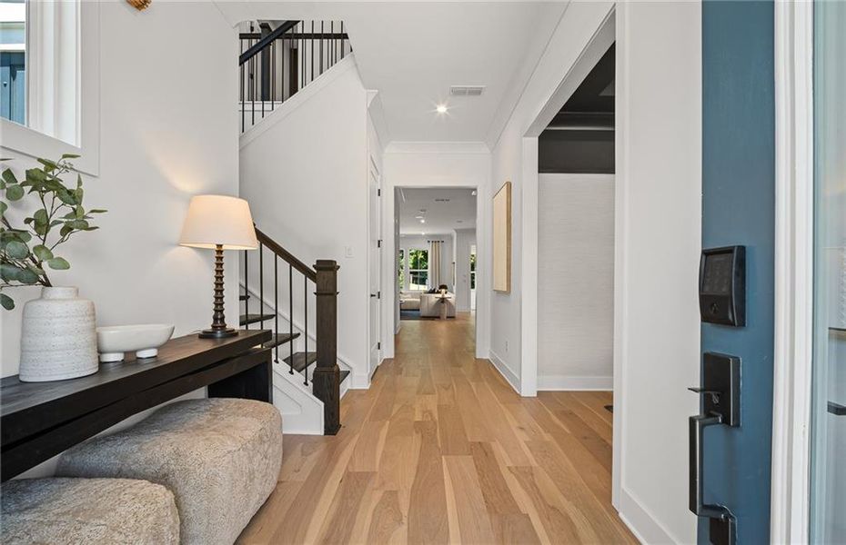 Furnished interior view inside a new home in Sterling Pointe, Cumming (Image 14).