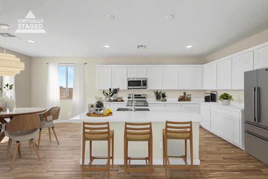 Furnished interior view inside a new home in Wildera, San Tan Valley (Image 4).