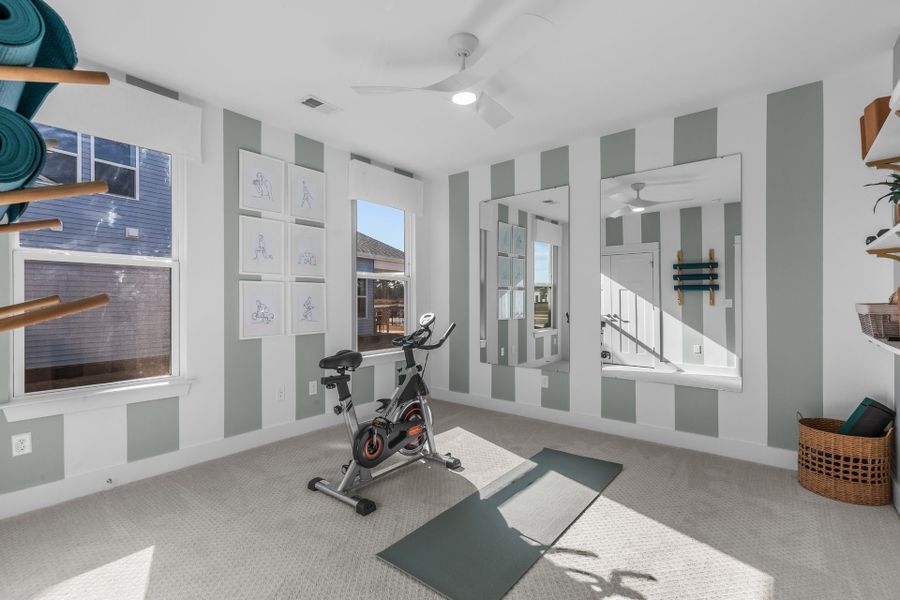 Furnished interior in a model home at Coastal Club of the Carolinas in Calabash (Image 26).