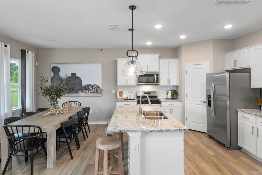 Furnished interior view inside a new home in Providence Oaks, Fuquay Varina (Image 16).