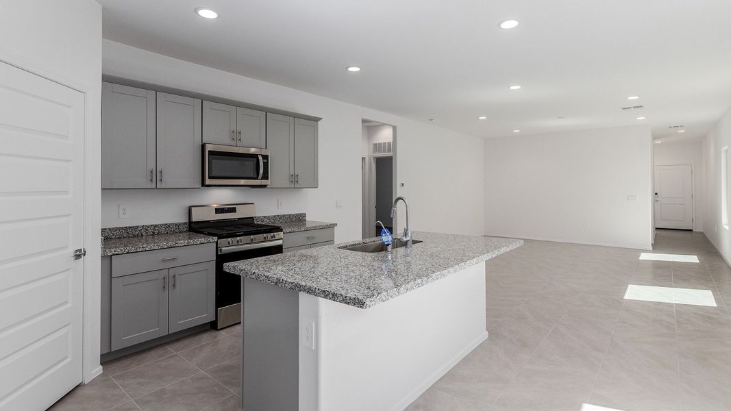 Furnished interior view inside a new home in Blackhawk, Tucson (Image 11).