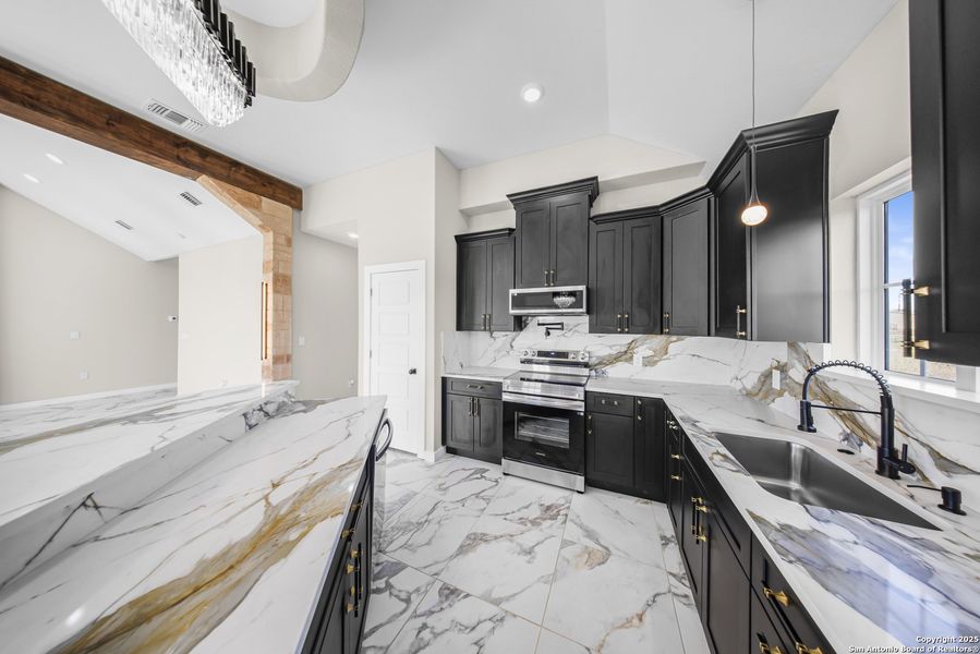 Furnished interior view inside a new home in , San Antonio (Image 5). Furnished interior view inside a new home in , San Antonio (Image 5).