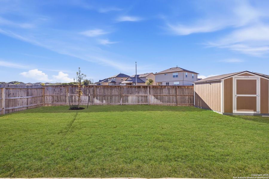 Exterior details and patio area of a home in Rhine Valley, Schertz (Image 4).