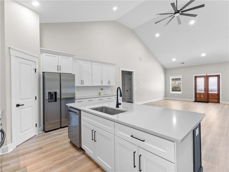 Furnished interior view inside a new home in , Douglasville (Image 10).
