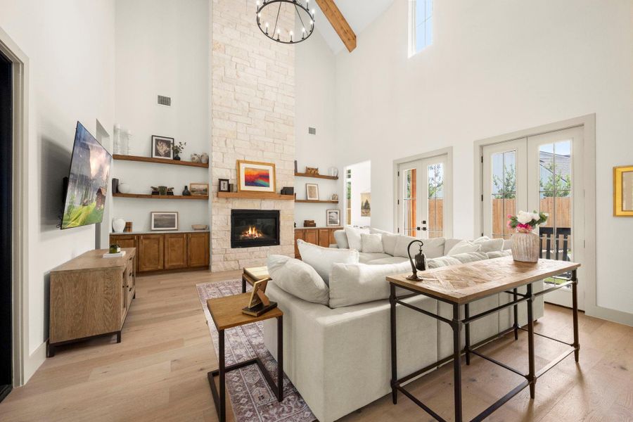 Furnished interior view inside a new home in , Tomball (Image 7).
