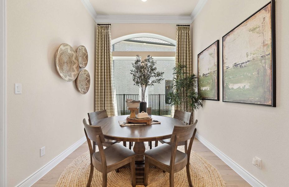 Representative furnished interior of a home built from the 3546 by Ravenna Homes in Artavia 70′, Conroe (Image 6).