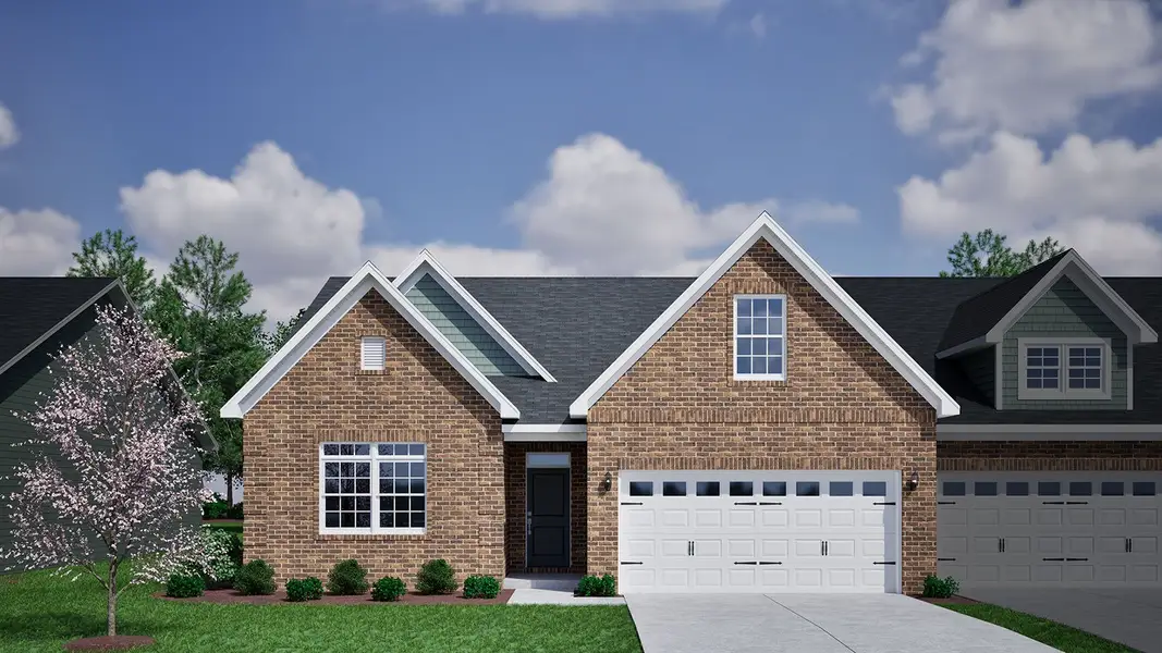 Representative exterior photo of a completed home built from the Jacob - Vanguard Collection by Mungo Homes in Fieldstone, Lexington, NC (Image 15).
