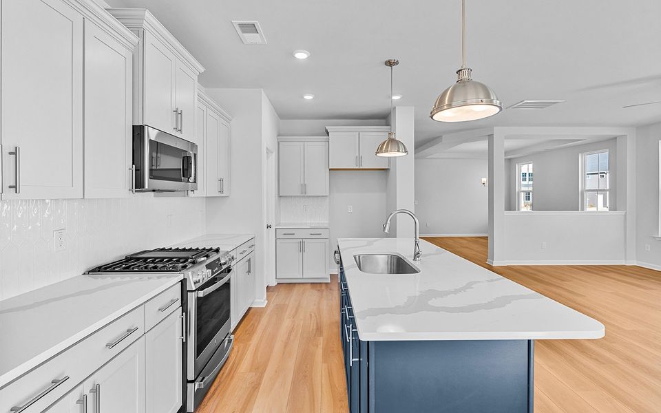 Furnished interior view inside a new home in Fieldstone, Lexington (Image 6). Furnished interior view inside a new home in Fieldstone, Lexington (Image 6).