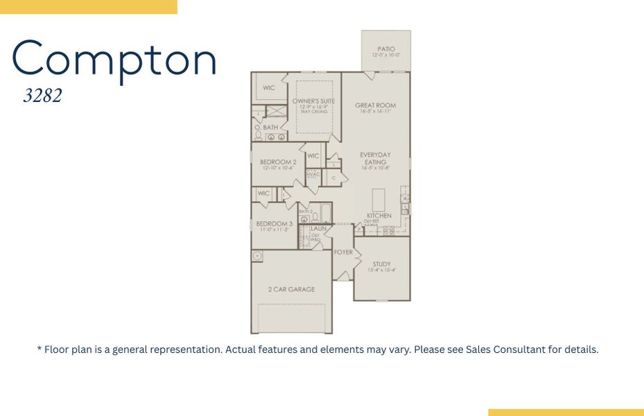 2D floor plan layout of this home in Crescent Cove, Myrtle Beach, SC (Image 5). 2D floor plan layout of this home in Crescent Cove, Myrtle Beach, SC (Image 5).