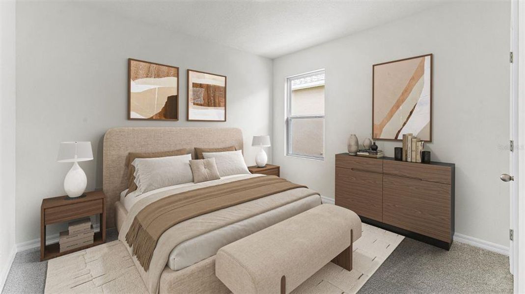 Furnished interior view inside a new home in Crossroads at Kelly Park, Apopka (Image 5). Furnished interior view inside a new home in Crossroads at Kelly Park, Apopka (Image 5).