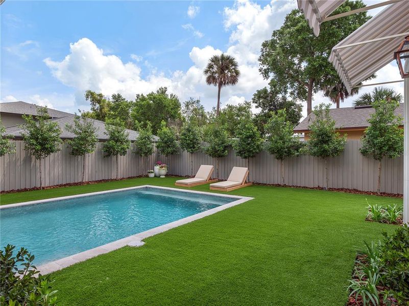 Exterior details and patio area of a home in , Winter Park (Image 32).