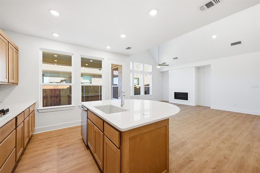 Furnished interior view inside a new home in Heritage Ranch: 50ft. lots, Sherman (Image 8).