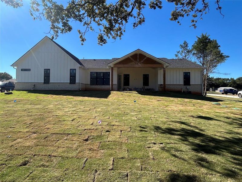 Exterior details and patio area of a home in , Tyler (Image 1).