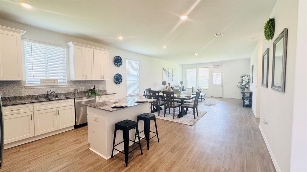 Furnished interior view inside a new home in Marvida, Cypress (Image 15).